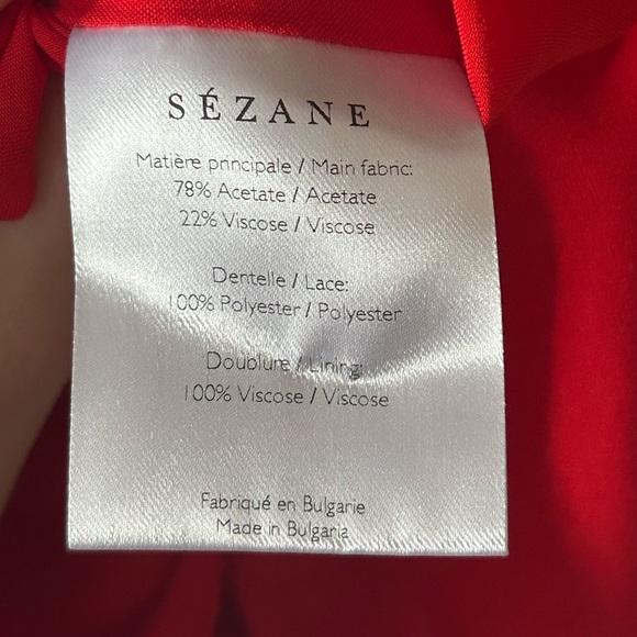 Sezane Red Backless Dress - Picture 5 of 11